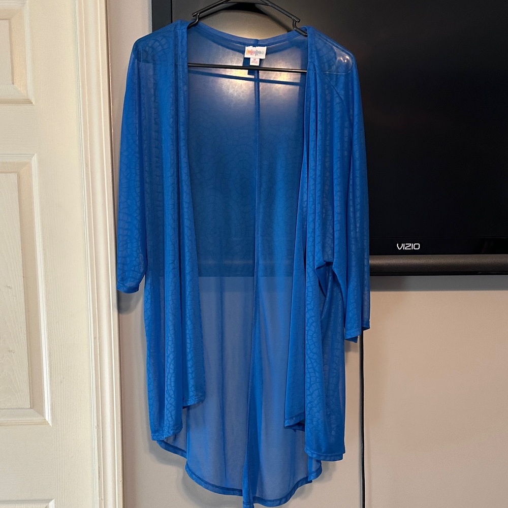 LuLaRoe Vibrant Blue Cardigan